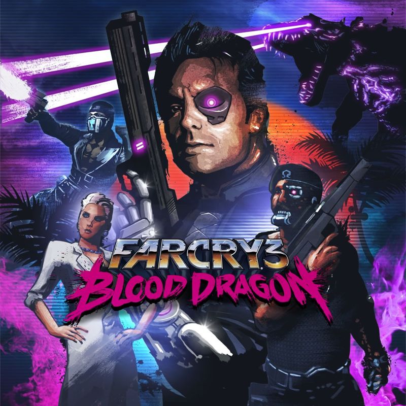Far Cry 3: Blood Dragon box art for Xbox 360
